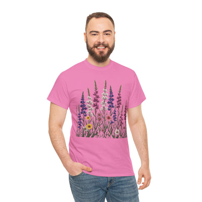 Wildflowers, Graphic T-Shirts for Women, Floral Shirt, Womens Short Sleeve, Ladies Graphic Tees #5124TTS