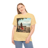 Have You Forgiven Your Ex?  Woman on Bench Looking at Waves, Forgiving T-Shirt, Forgiveness, Relationship Healing Top #5002STS