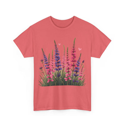 Wildflowers, Graphic T-Shirts for Women, Floral Shirt, Womens Short Sleeve, Ladies Graphic Tees #5119TTS