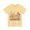 Wildflowers, Graphic T-Shirts for Women, Floral Shirt, Womens Short Sleeve, Ladies Graphic Tees #5115TTS