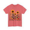 Sunflowers & Wildflowers, Graphic T-Shirts for Women, Floral Shirt, Womens Short Sleeve, Ladies Graphic Tees #5154TTS
