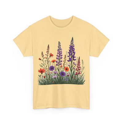 Wildflowers, Graphic T-Shirts for Women, Floral Shirt, Womens Short Sleeve, Ladies Graphic Tees #5125TTS
