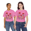 Wildflowers and Red Roses, Graphic T-Shirts for Women, Floral Shirt, Womens Short Sleeve, Ladies Graphic Tees #5034TTS