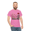 Wildflowers and a Red Rose, Graphic T-Shirts for Women, Floral Shirt, Womens Short Sleeve, Ladies Graphic Tees #5008TTS