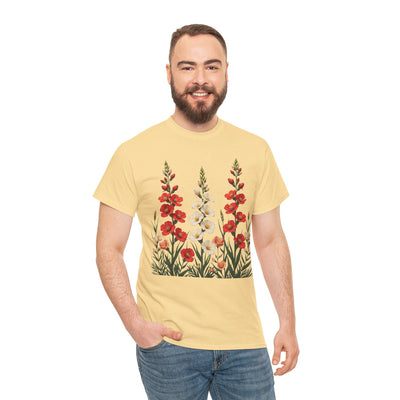 Wildflowers, Graphic T-Shirts for Women, Floral Shirt, Womens Short Sleeve, Ladies Graphic Tees #5123TTS