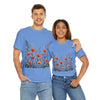 Wildflowers, Graphic T-Shirts for Women, Floral Shirt, Womens Short Sleeve, Ladies Graphic Tees #5102TTS