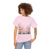 Wildflowers, Graphic T-Shirts for Women, Floral Shirt, Womens Short Sleeve, Ladies Graphic Tees #5104TTS