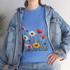 Wildflowers, Graphic T-Shirts for Women, Floral Shirt, Womens Short Sleeve, Ladies Graphic Tees #5109TTS