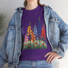 Wildflowers, Graphic T-Shirts for Women, Floral Shirt, Womens Short Sleeve, Ladies Graphic Tees #5120TTS
