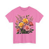 Wildflowers and Pink & Yellow Roses, Graphic T-Shirts for Women, Floral Shirt, Womens Short Sleeve, Ladies Graphic Tees #5149TTS