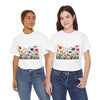 Wildflowers, Graphic T-Shirts for Women, Floral Shirt, Womens Short Sleeve, Ladies Graphic Tees #5112TTS