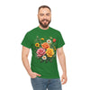 Wildflowers and Pink & Yellow Roses, Graphic T-Shirts for Women, Floral Shirt, Womens Short Sleeve, Ladies Graphic Tees #5144TTS