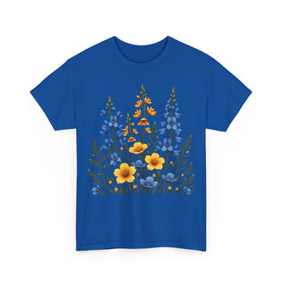 Wildflowers, Graphic T-Shirts for Women, Floral Shirt, Womens Short Sleeve, Ladies Graphic Tees #5121TTS