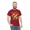 Wildflowers and Pink & Yellow Roses, Graphic T-Shirts for Women, Floral Shirt, Womens Short Sleeve, Ladies Graphic Tees #5137TTS