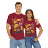 Wildflowers and Pink & Yellow Roses, Graphic T-Shirts for Women, Floral Shirt, Womens Short Sleeve, Ladies Graphic Tees #5142TTS