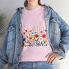 Wildflowers, Graphic T-Shirts for Women, Floral Shirt, Womens Short Sleeve, Ladies Graphic Tees #5113TTS