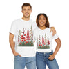 Wildflowers, Graphic T-Shirts for Women, Floral Shirt, Womens Short Sleeve, Ladies Graphic Tees #5122TTS