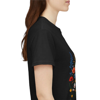 Wildflowers, Graphic T-Shirts for Women, Floral Shirt, Womens Short Sleeve, Ladies Graphic Tees #5107TTS