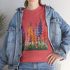 Wildflowers, Graphic T-Shirts for Women, Floral Shirt, Womens Short Sleeve, Ladies Graphic Tees #5120TTS