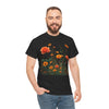 Wildflowers and Orange Roses, Graphic T-Shirts for Women, Floral Shirt, Womens Short Sleeve, Ladies Graphic Tees #5046TTS