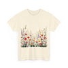 Wildflowers, Graphic T-Shirts for Women, Floral Shirt, Womens Short Sleeve, Ladies Graphic Tees #5104TTS