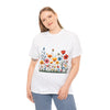 Wildflowers, Graphic T-Shirts for Women, Floral Shirt, Womens Short Sleeve, Ladies Graphic Tees #5115TTS