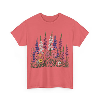 Wildflowers, Graphic T-Shirts for Women, Floral Shirt, Womens Short Sleeve, Ladies Graphic Tees #5124TTS