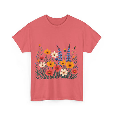 Wildflowers, Graphic T-Shirts for Women, Floral Shirt, Womens Short Sleeve, Ladies Graphic Tees #5111TTS