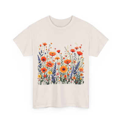 Wildflowers, Graphic T-Shirts for Women, Floral Shirt, Womens Short Sleeve, Ladies Graphic Tees #5105TTS