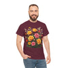 Wildflowers and Pink & Yellow Roses, Graphic T-Shirts for Women, Floral Shirt, Womens Short Sleeve, Ladies Graphic Tees #5142TTS