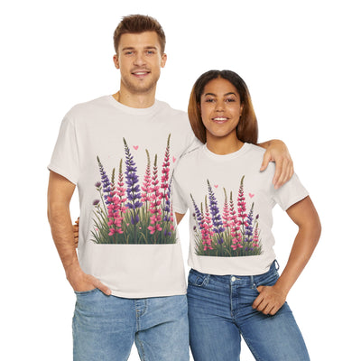 Wildflowers, Graphic T-Shirts for Women, Floral Shirt, Womens Short Sleeve, Ladies Graphic Tees #5119TTS