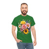 Wildflowers and Pink & Yellow Roses, Graphic T-Shirts for Women, Floral Shirt, Womens Short Sleeve, Ladies Graphic Tees #5145TTS