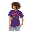 Wildflowers and a Red Rose, Graphic T-Shirts for Women, Floral Shirt, Womens Short Sleeve, Ladies Graphic Tees #5007TTS