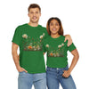 Wildflowers and White Roses, Graphic T-Shirts for Women, Floral Shirt, Womens Short Sleeve, Ladies Graphic Tees #5039TTS
