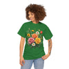 Wildflowers and Pink & Yellow Roses, Graphic T-Shirts for Women, Floral Shirt, Womens Short Sleeve, Ladies Graphic Tees #5144TTS