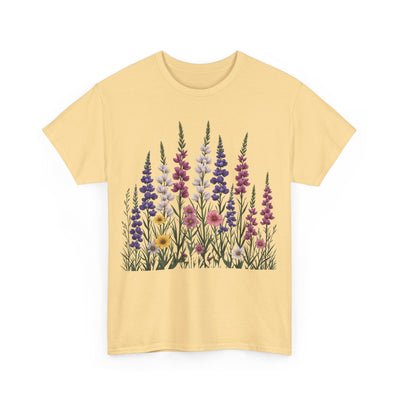 Wildflowers, Graphic T-Shirts for Women, Floral Shirt, Womens Short Sleeve, Ladies Graphic Tees #5124TTS