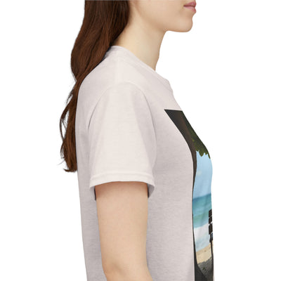 Have You Forgiven Your Ex?Man on Bench Looking at Waves, Forgiving T-Shirt, Forgiveness, Relationship Healing Top #5005STS