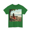 Have You Forgiven Your Ex?  Woman on Bench Looking at Waves, Forgiving T-Shirt, Forgiveness, Relationship Healing Top #5002STS