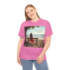 Have You Forgiven Your Ex?  Woman on Bench Looking at Waves, Forgiving T-Shirt, Forgiveness, Relationship Healing Top #5002STS