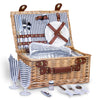 2 Person Deluxe Wicker Picnic Basket