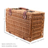 2 Person Deluxe Wicker Picnic Basket Dimensions