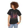 Wildflowers, Graphic T-Shirts for Women, Floral Shirt, Womens Short Sleeve, Ladies Graphic Tees #5118TTS