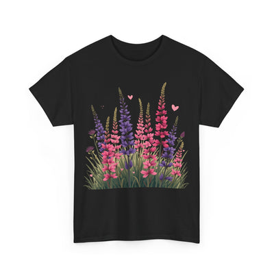 Wildflowers, Graphic T-Shirts for Women, Floral Shirt, Womens Short Sleeve, Ladies Graphic Tees #5119TTS