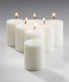 D'light Online 15 Hour Unscented White Emergency and Events Bulk Votive Candles for Wedding Votives, Luminary Candles, Restaurants, Churches and Decorations (Set of 144 - White, 15 Hour)