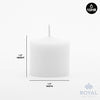 Royal Imports Votive Candle, Unscented White Wax, Box of 72, for Wedding, Birthday, Party, Spa, Holiday & Home Decoration (10 Hour Burn Time)