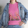Wildflowers, Graphic T-Shirts for Women, Floral Shirt, Womens Short Sleeve, Ladies Graphic Tees #5104TTS