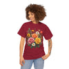 Wildflowers and Pink & Yellow Roses, Graphic T-Shirts for Women, Floral Shirt, Womens Short Sleeve, Ladies Graphic Tees #5144TTS