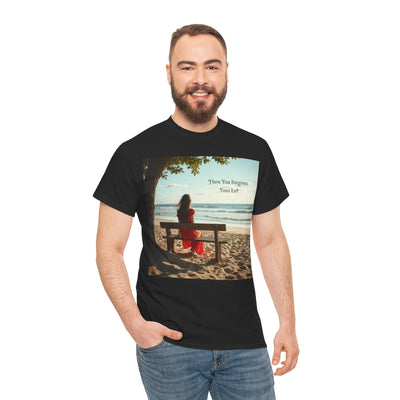 Have You Forgiven Your Ex?Woman on Bench Looking at Waves, Forgiving T-Shirt, Forgiveness, Relationship Healing Top #5002STS