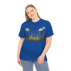 Wildflowers and White Roses, Graphic T-Shirts for Women, Floral Shirt, Womens Short Sleeve, Ladies Graphic Tees #5039TTS