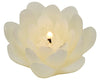 Biedermann & Sons 4-Pack Floating Lotus Candles, White, Box of 3